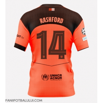 Barcelona Marcus Rashford #14 Tricou Fotbal Replică 2025-26 Barbati Treilea